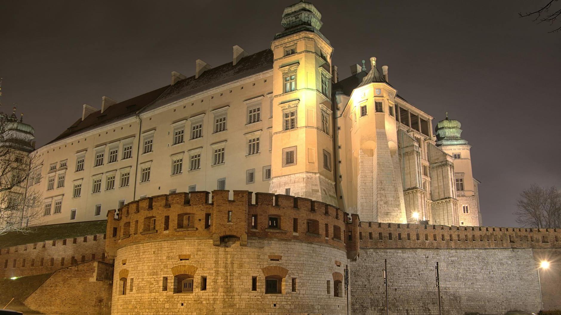 Wawel Royal Castle in Krakow, Poland