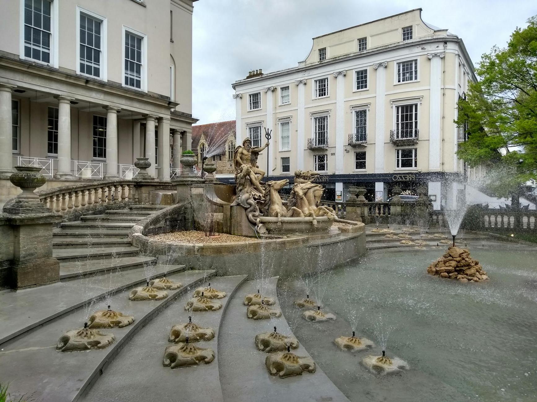 The Fountain of Neptune Near Signoria Square