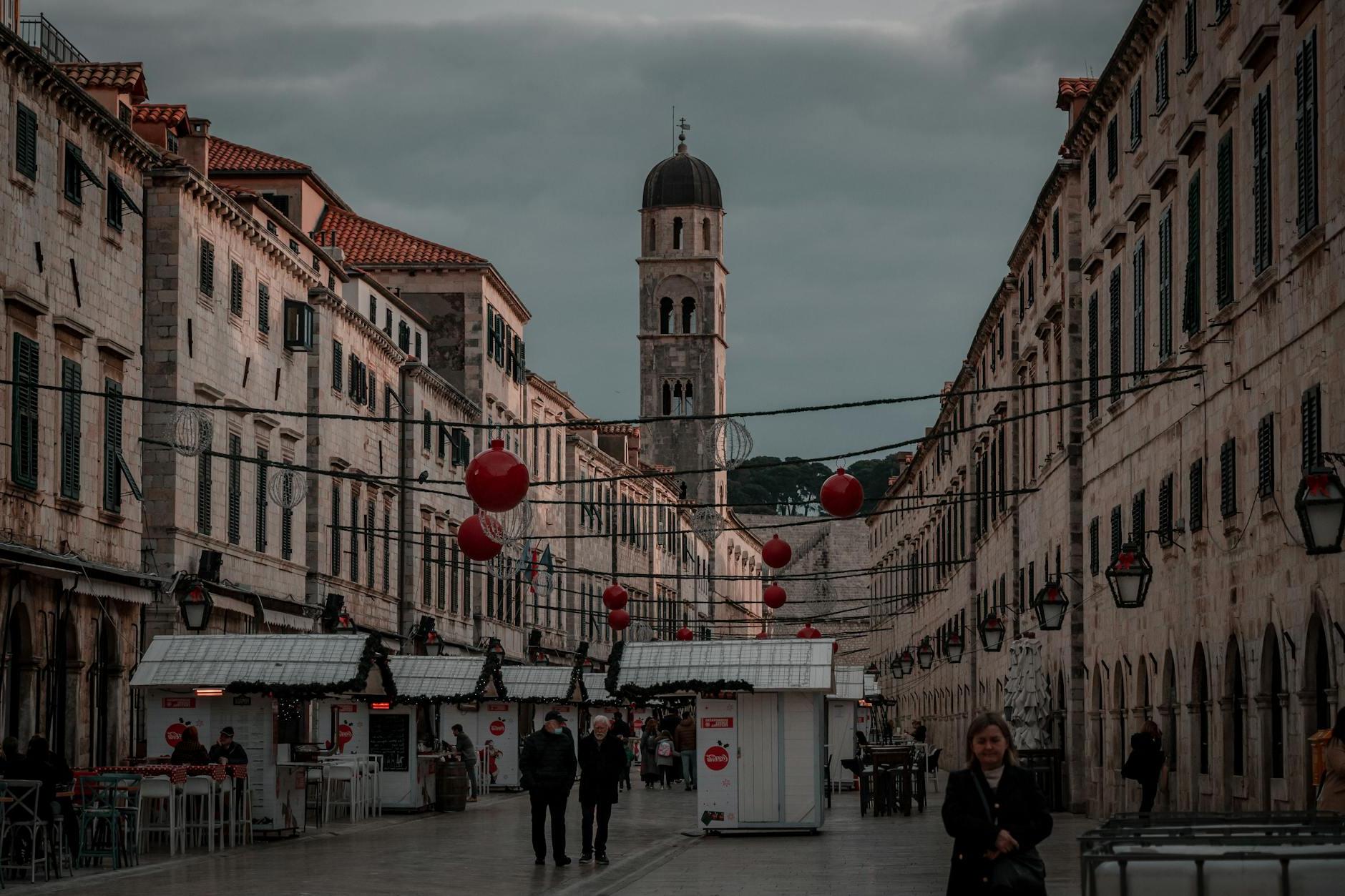 The Stradun Main Street in Croatia