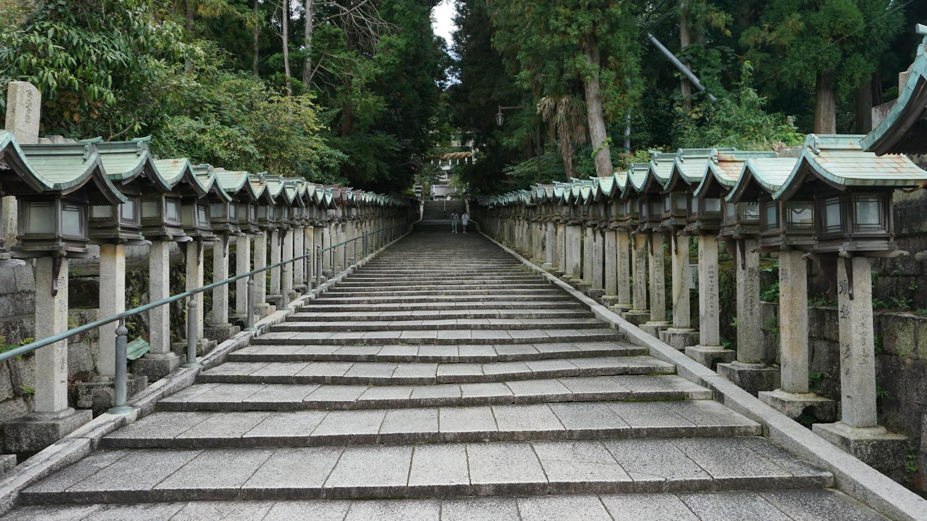 Little Shrines along Steps