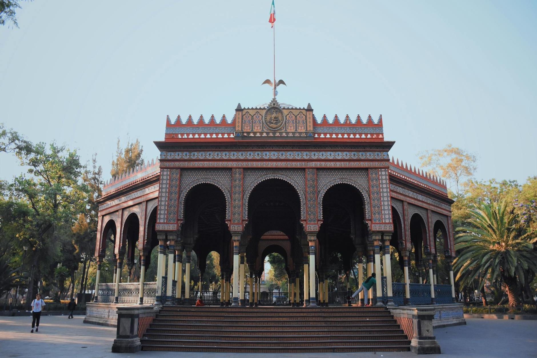 Alameda De Santa Maria Urban Park in Mexico