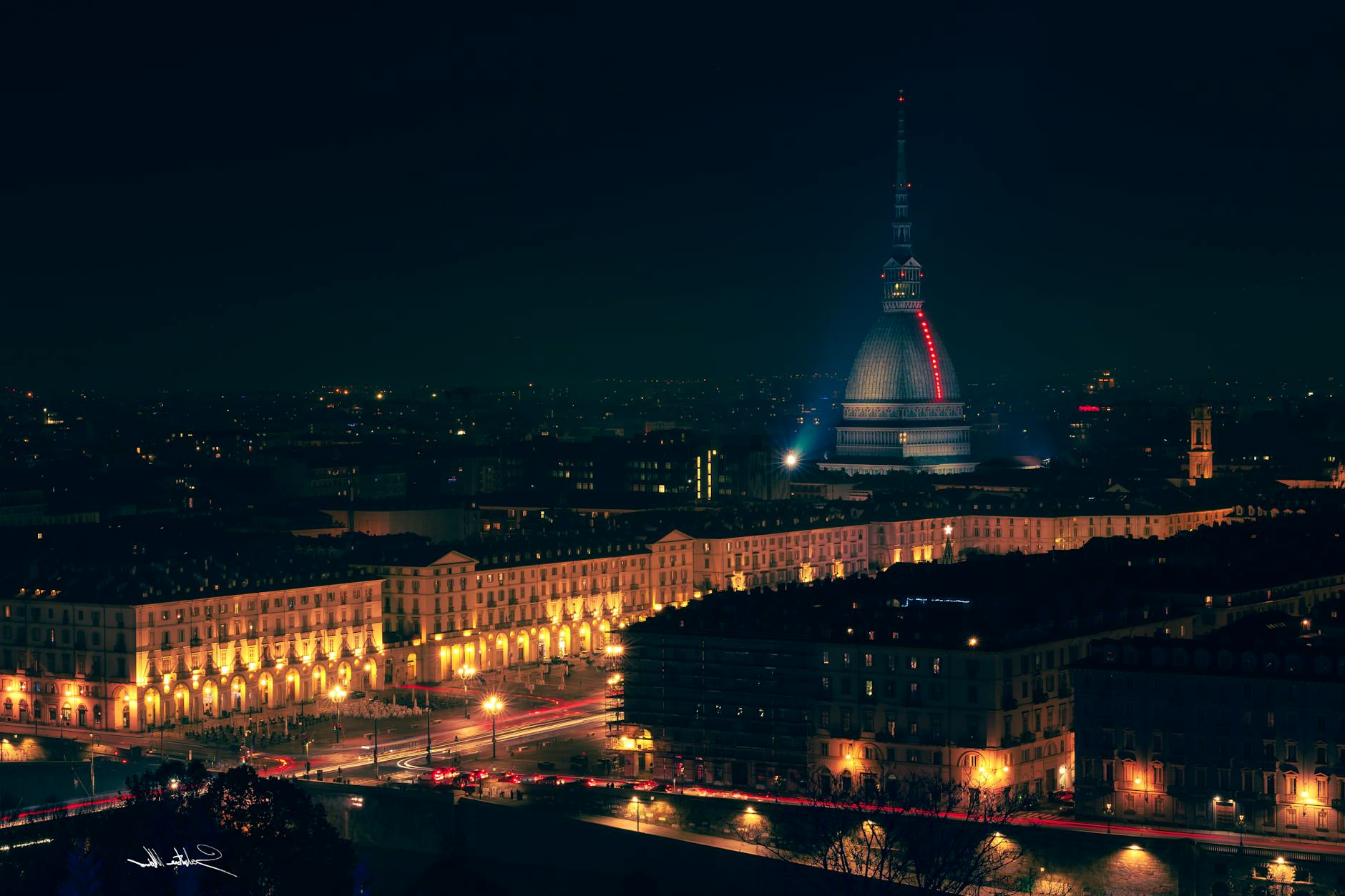 Aerial View of Turin