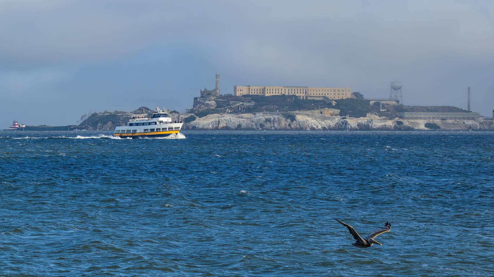 View of the Alcatraz Island