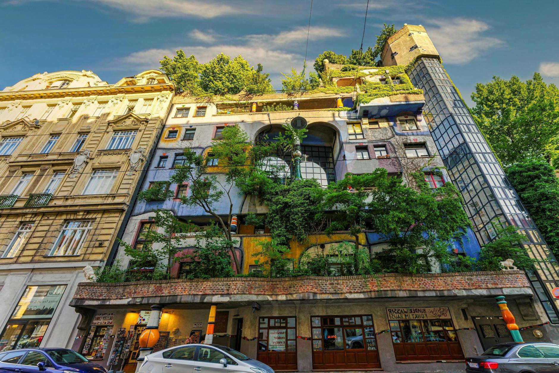 Hundertwasser House in Vienna, Austria