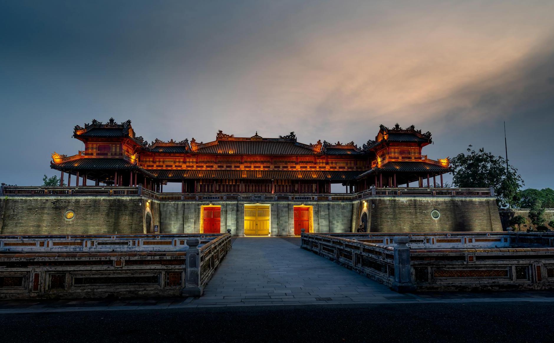 Meridian Gate in Imperial City of Hue