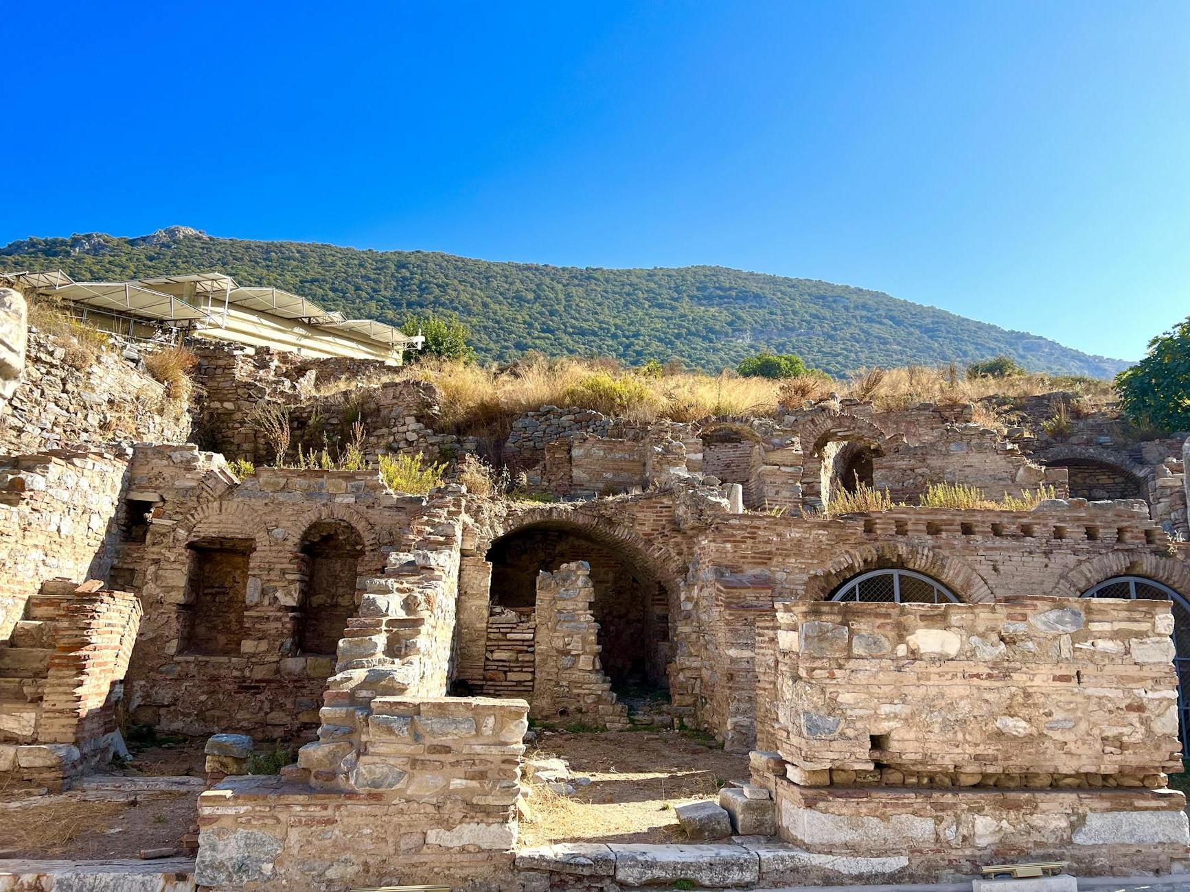 Ruins of the Ancient City of Ephesus in Izmir turkey