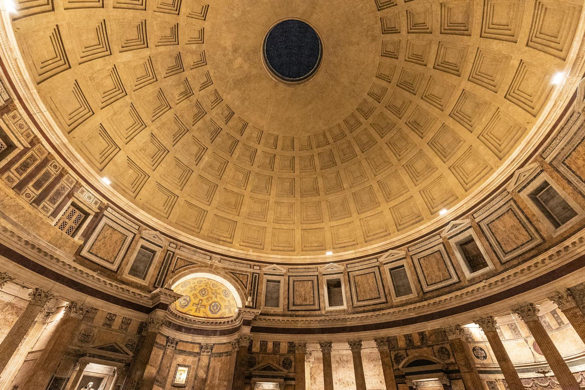 Interior of the Pantheon in Rome