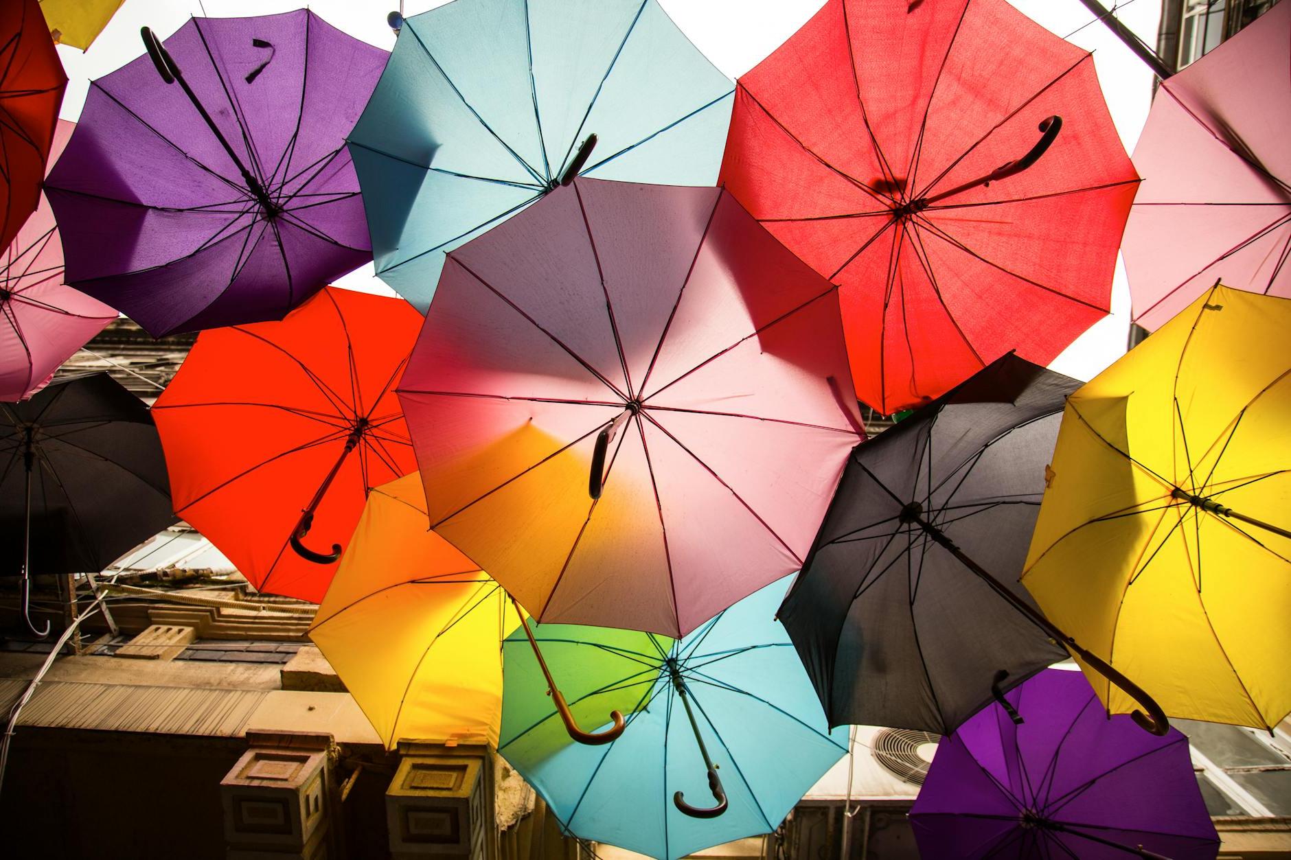 Assorted-color Umbrellas