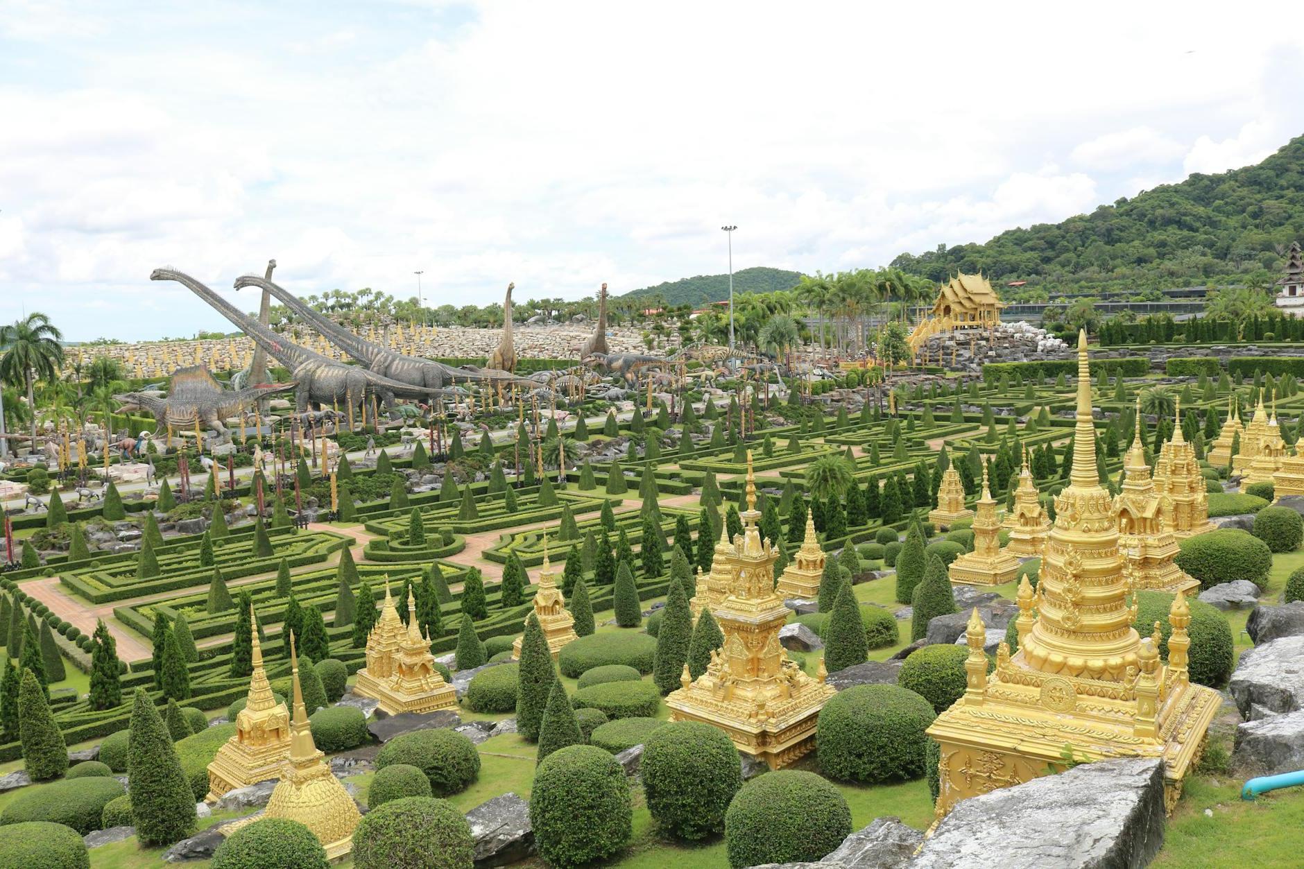 The Nong Nooch Tropical Garden Park in Thailand