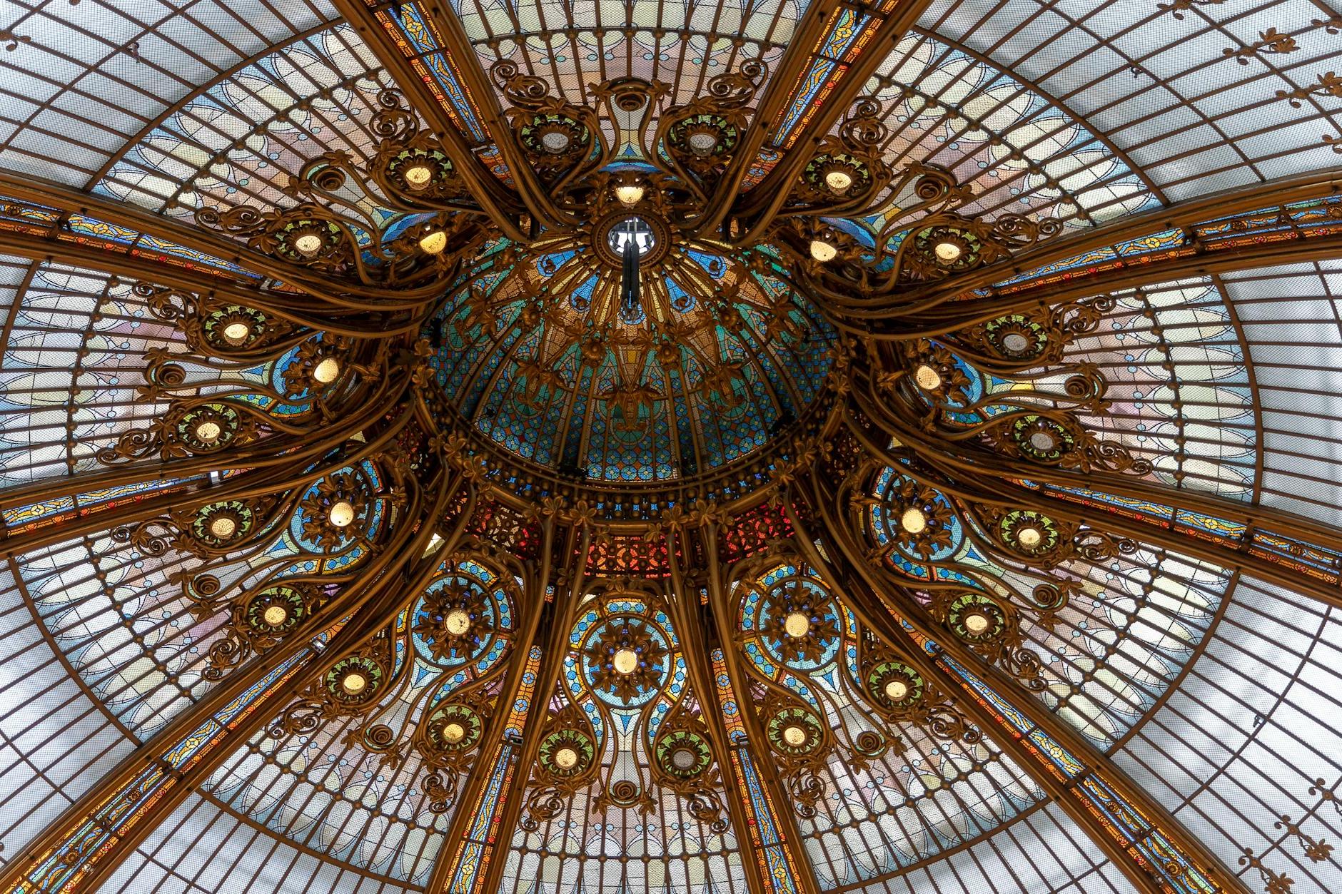 Mosaic on a Dome of a Temple