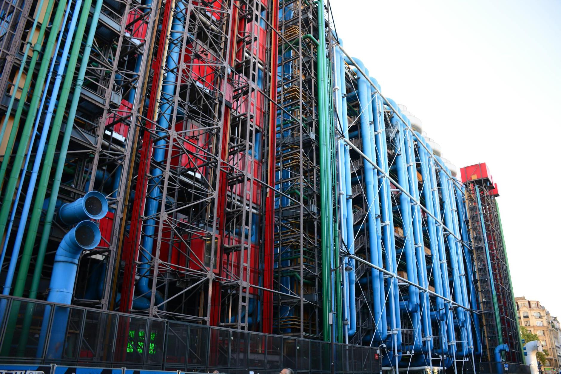 Exterior of Centre Pompidou