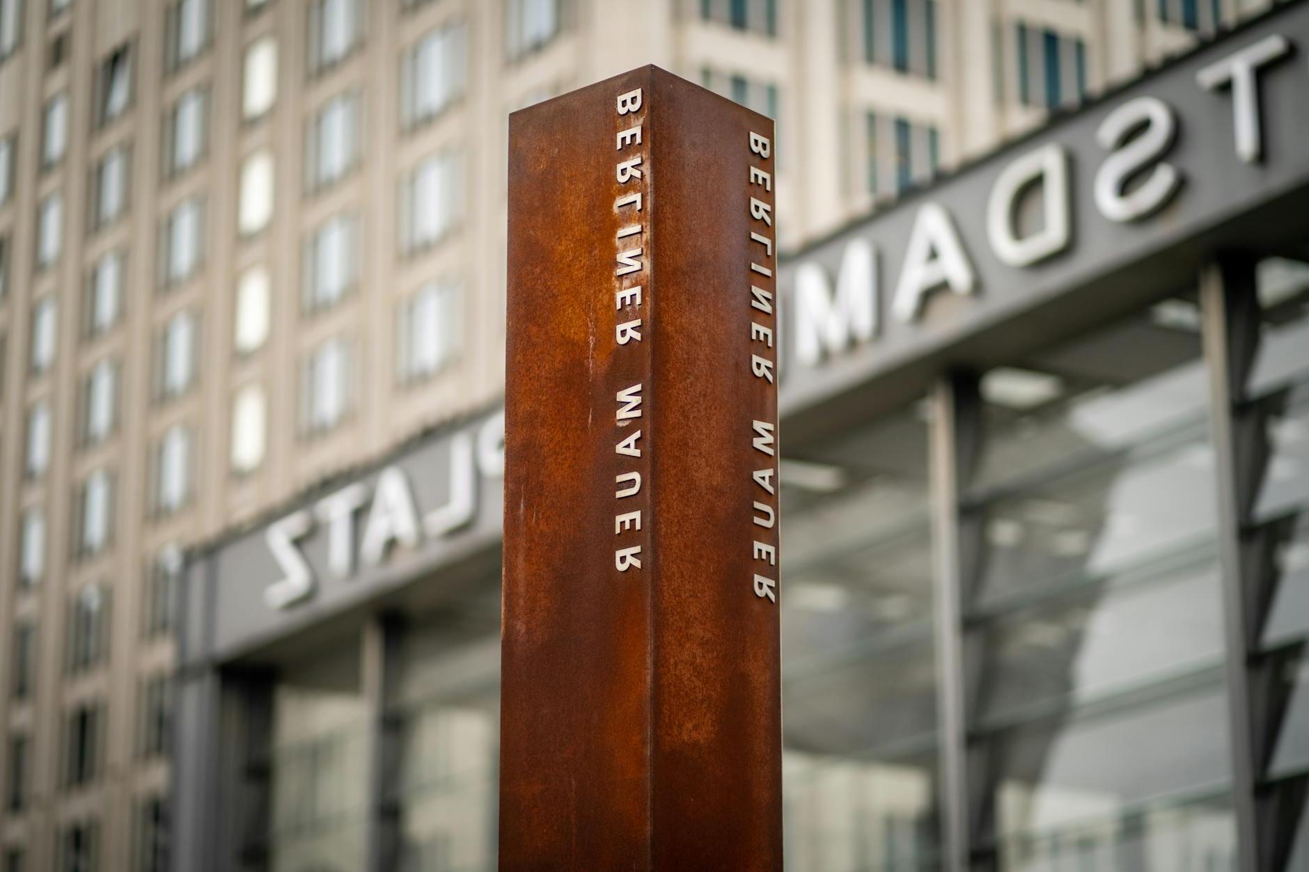 Berlin Wall Post at Potsdamer Platz