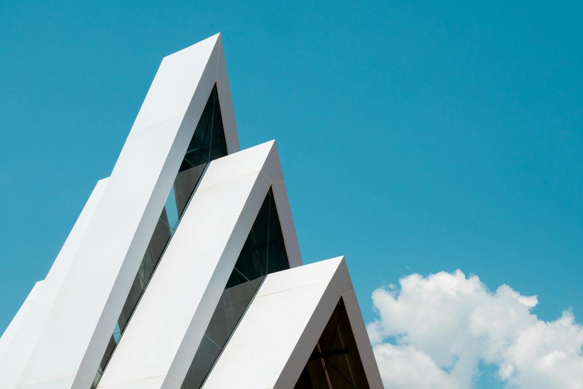 Rooftop of the Arctic Cathedral in Tromso