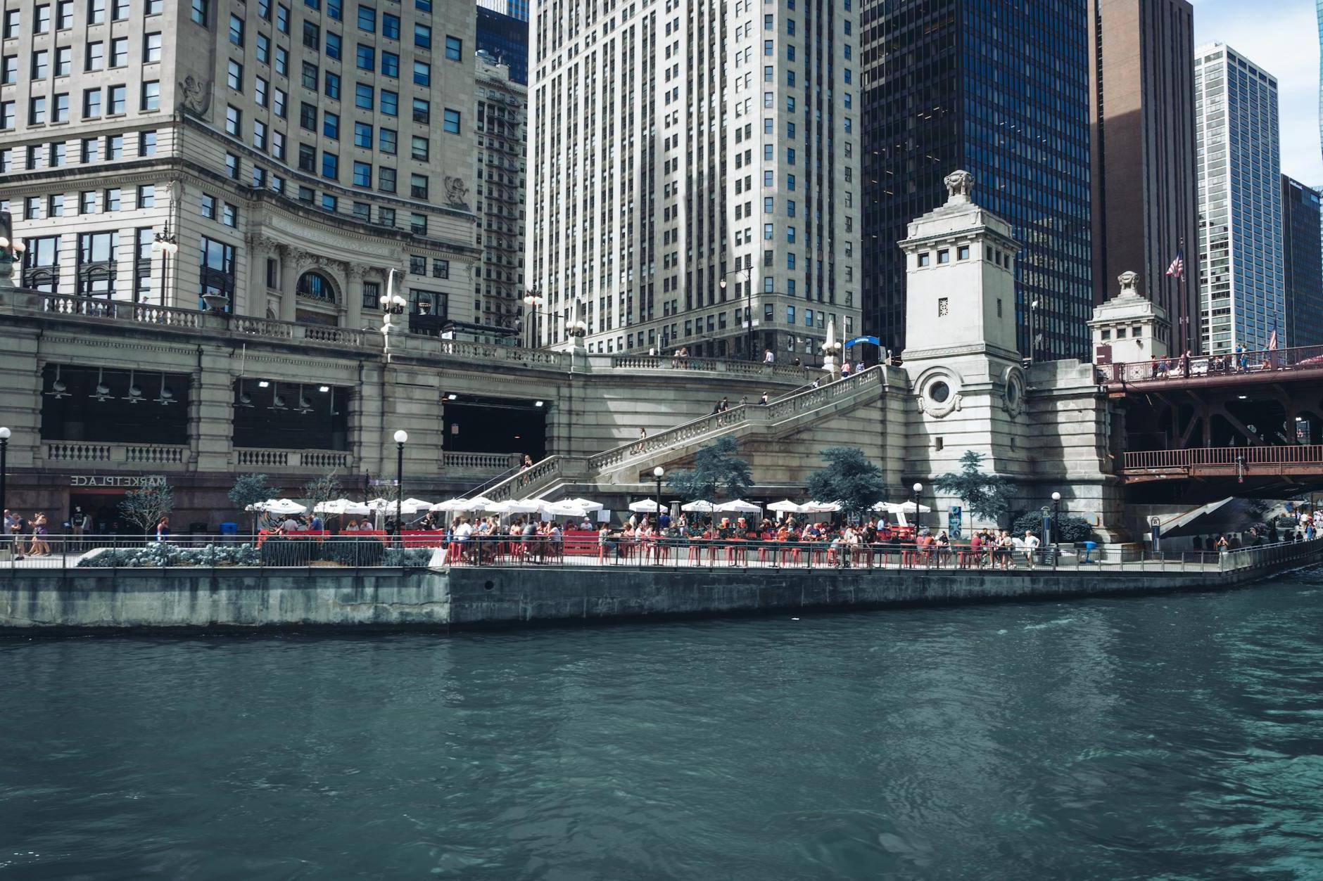 Riverwalk in Chicago