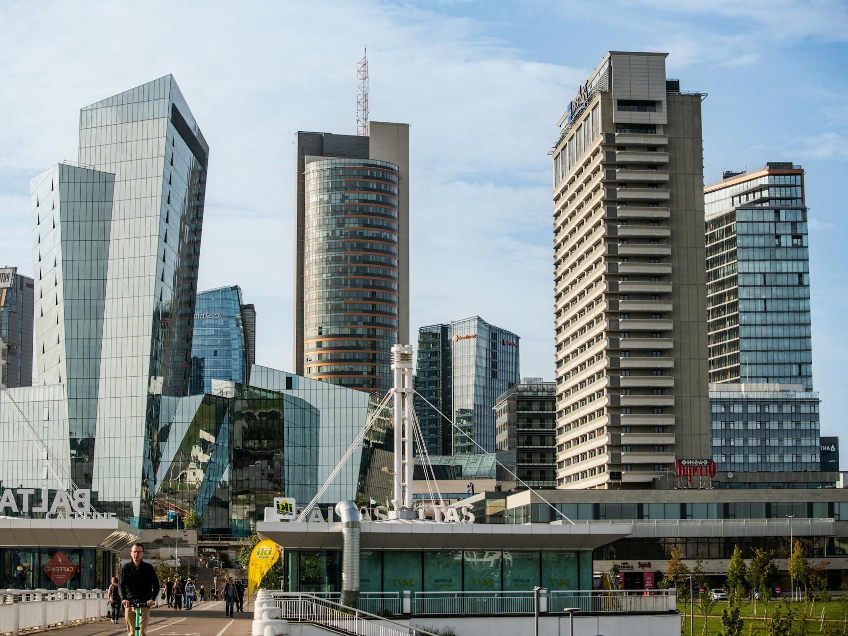 Downtown of Vilnius