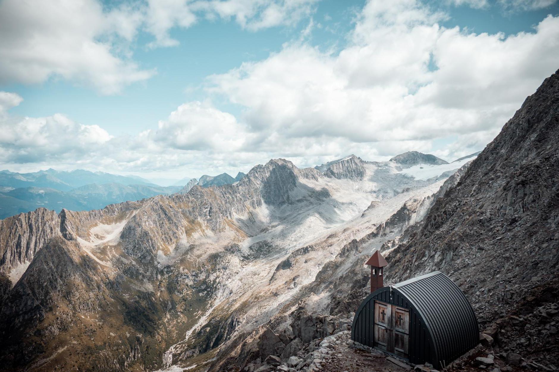 Secluded Chapel in Mountains