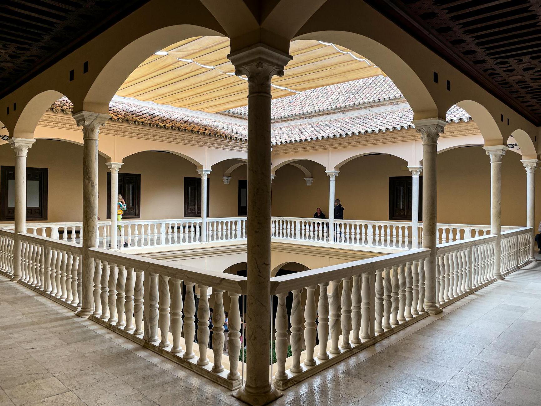 Terrace in Picasso Museum in Malaga