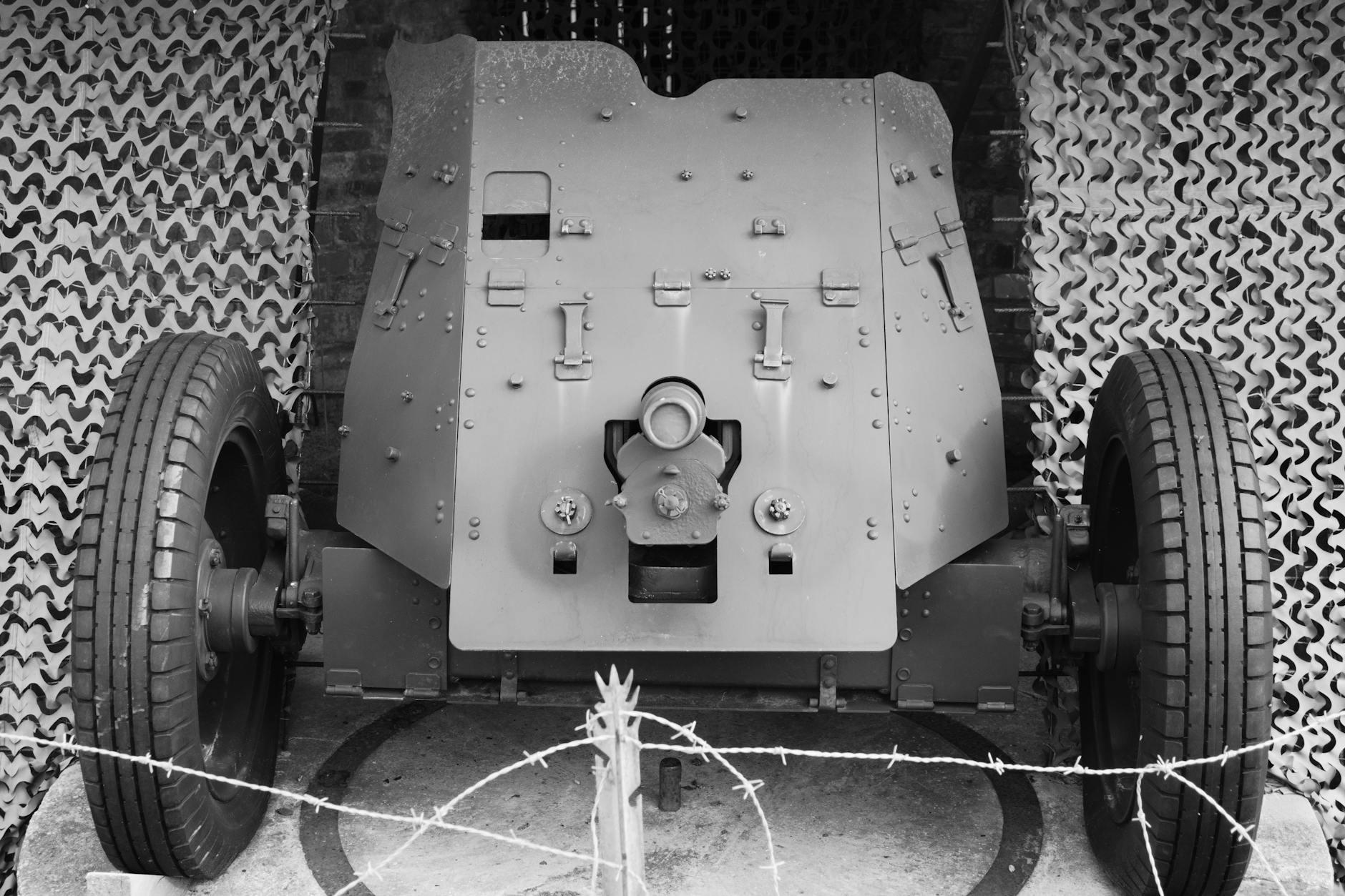 Second World War Anti-tank Gun on Display at the Museum