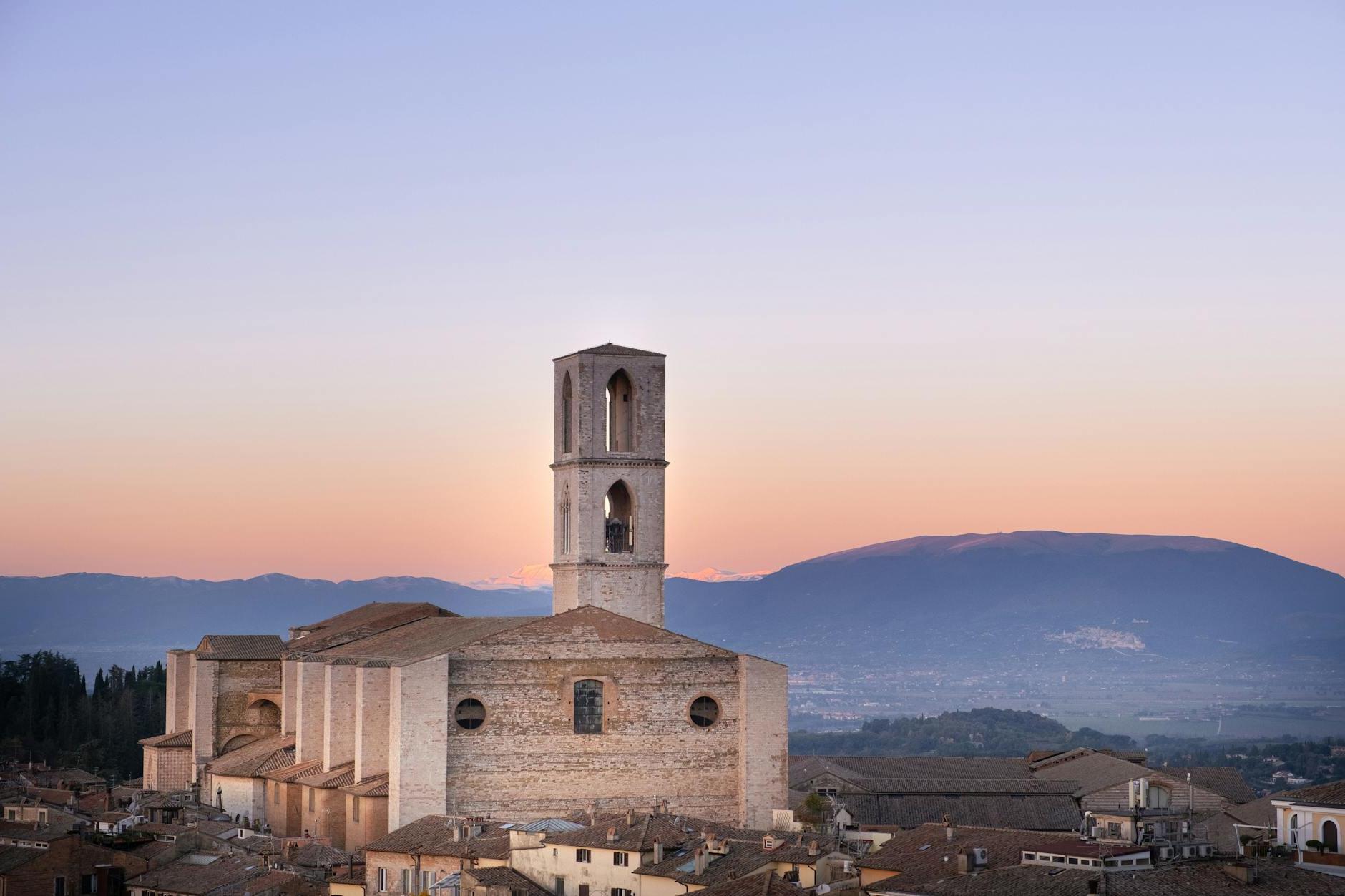 San Domenico Basilica in Perugia, Italy