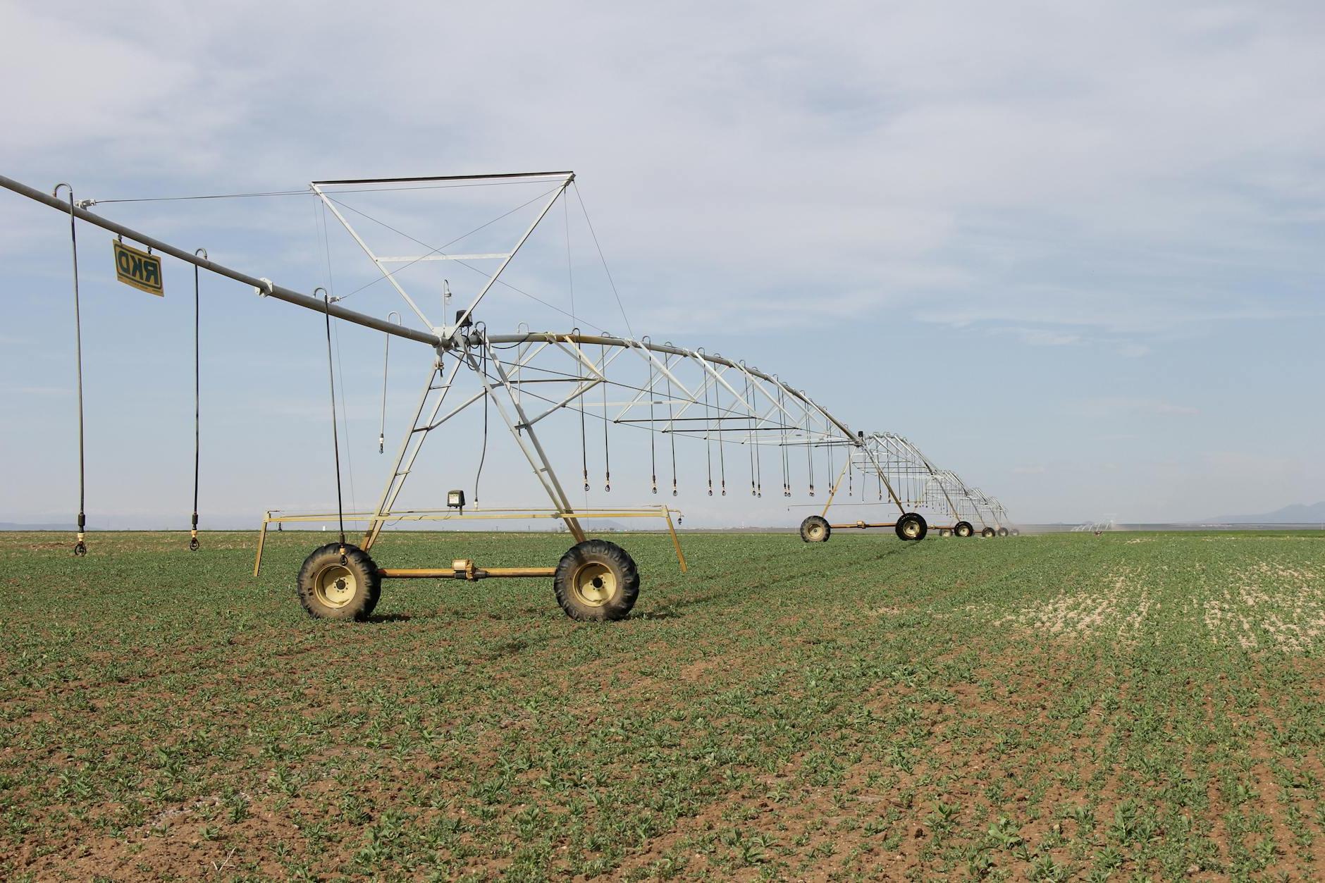 Irrigation System in Vast Field