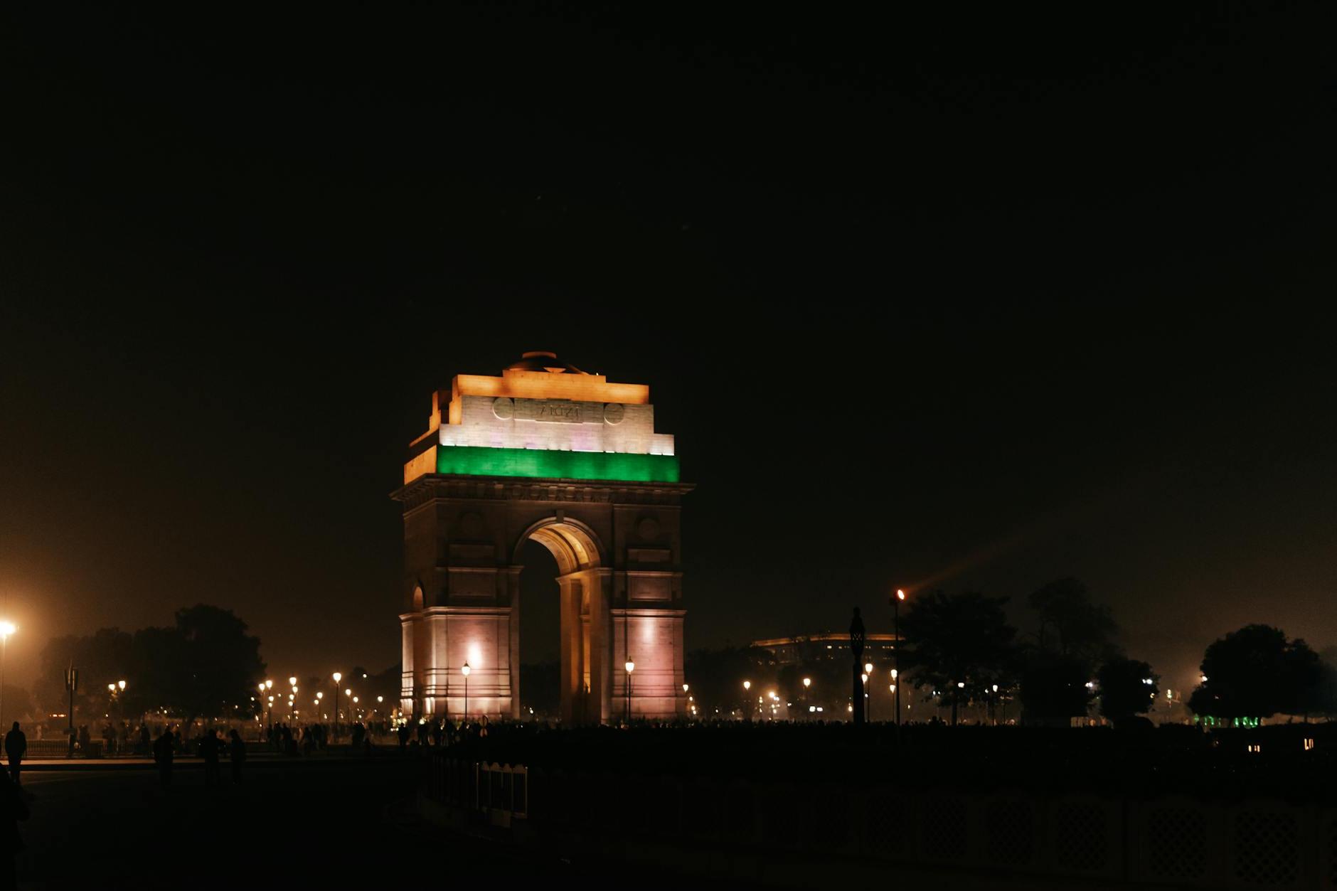 India Gate at Night