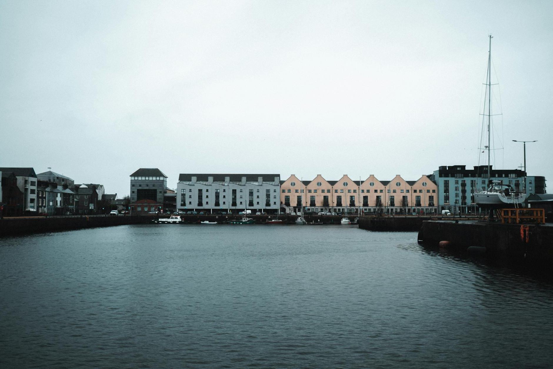 Buildings on the Galway Docks Waterfront