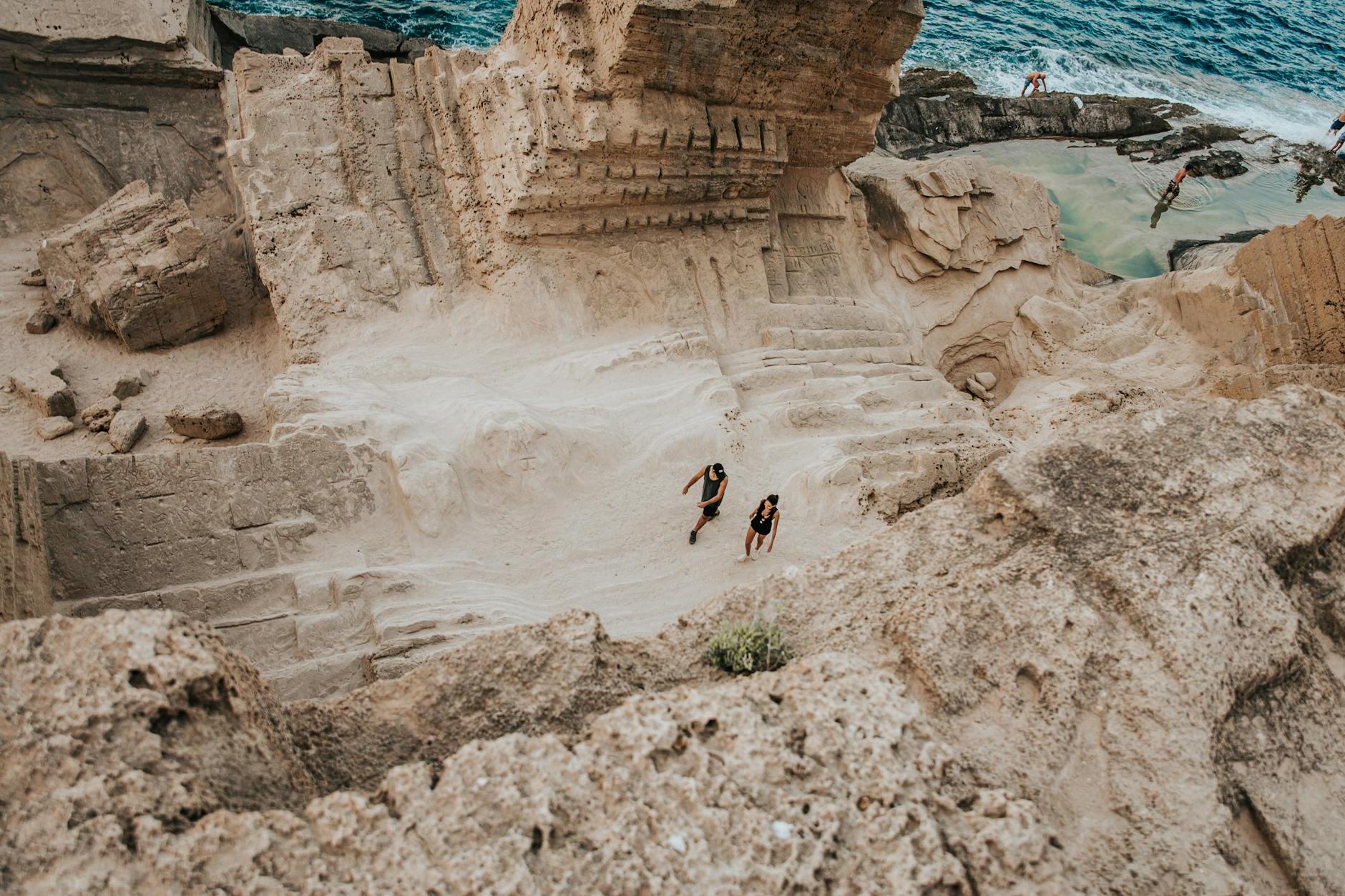 Rock Formation Cliffs in Ibiza