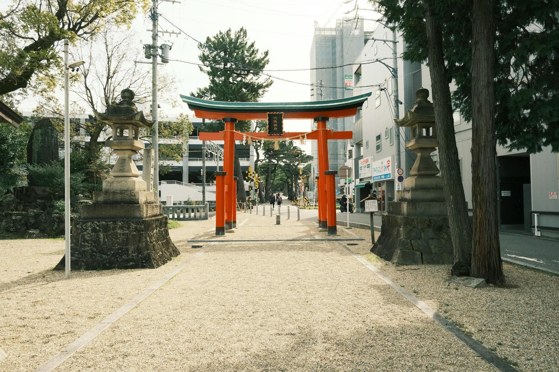 Traditional Gate in City