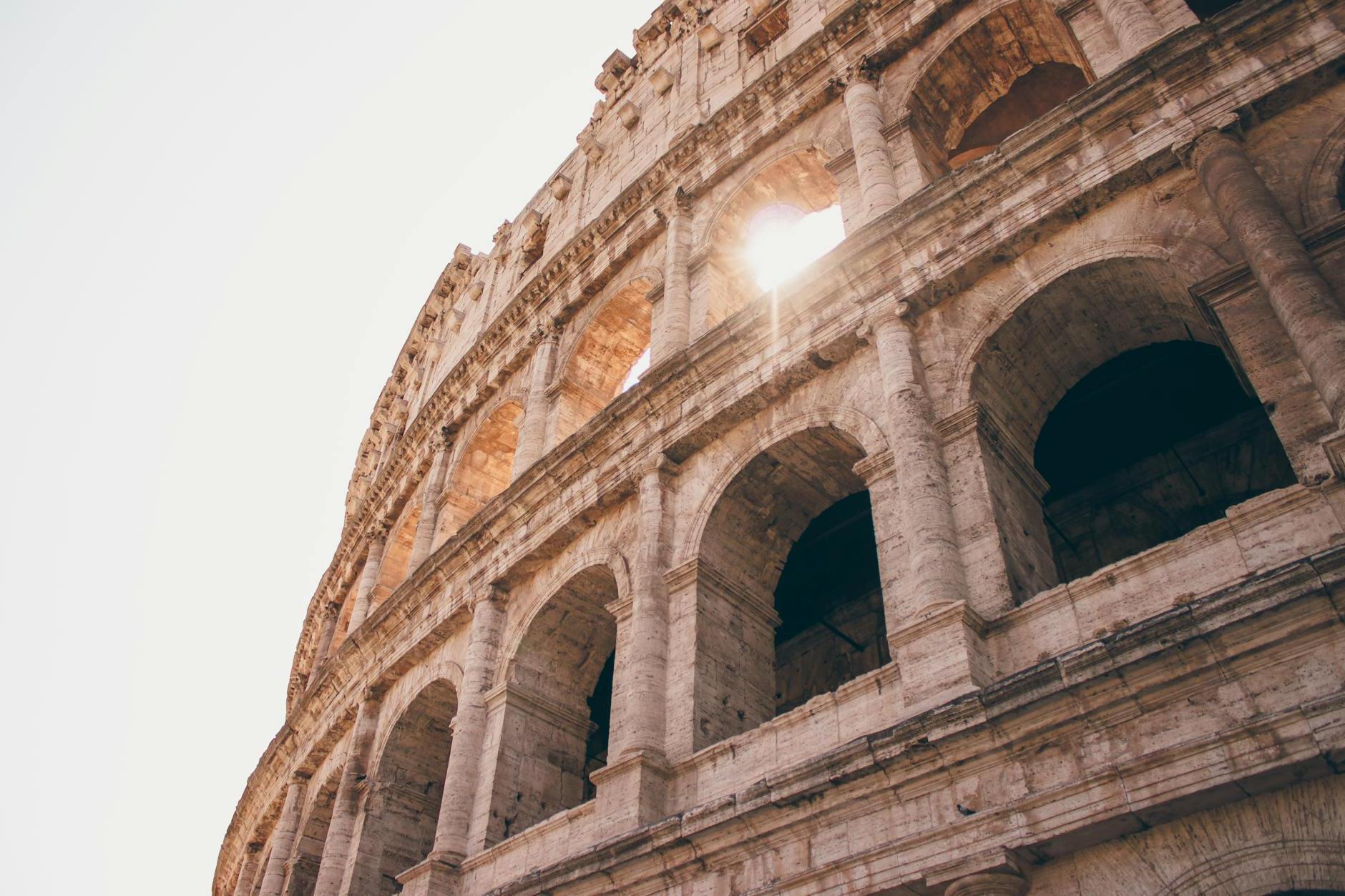 The colosseum in rome, italy