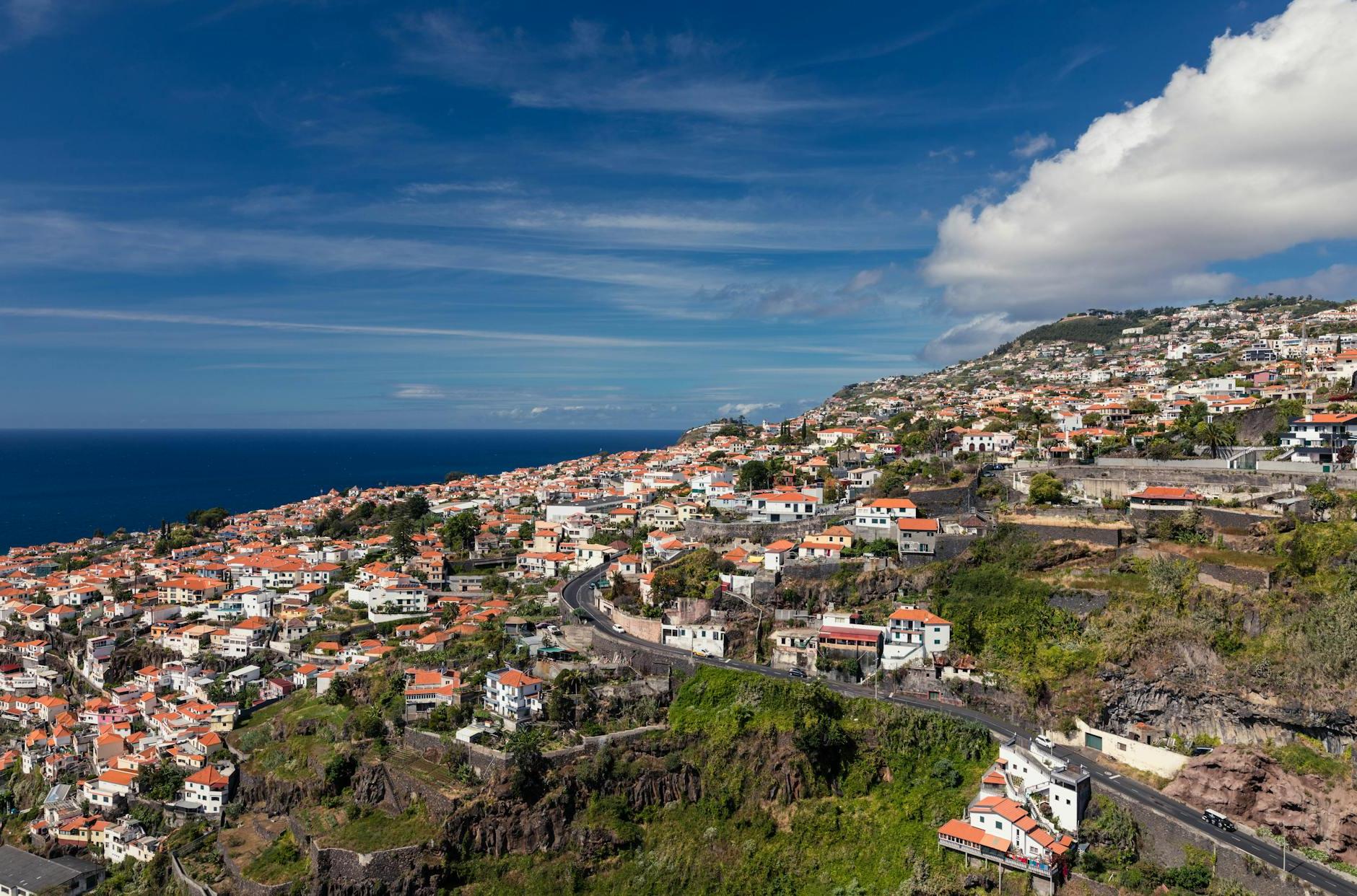 Funchal from cable car