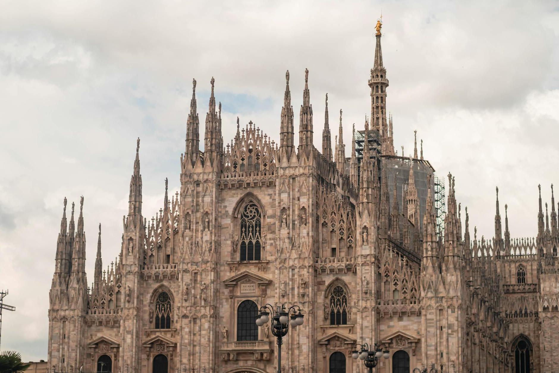 The duomo cathedral in milan, italy