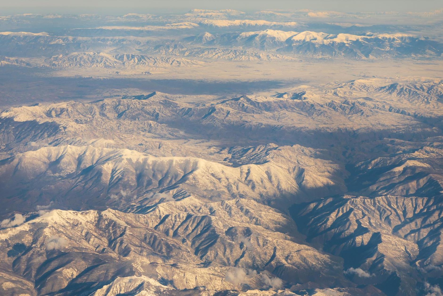 Aerial View of Mountains