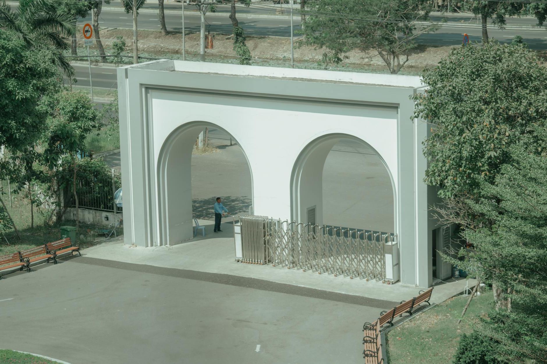 Entrance Gate in Park