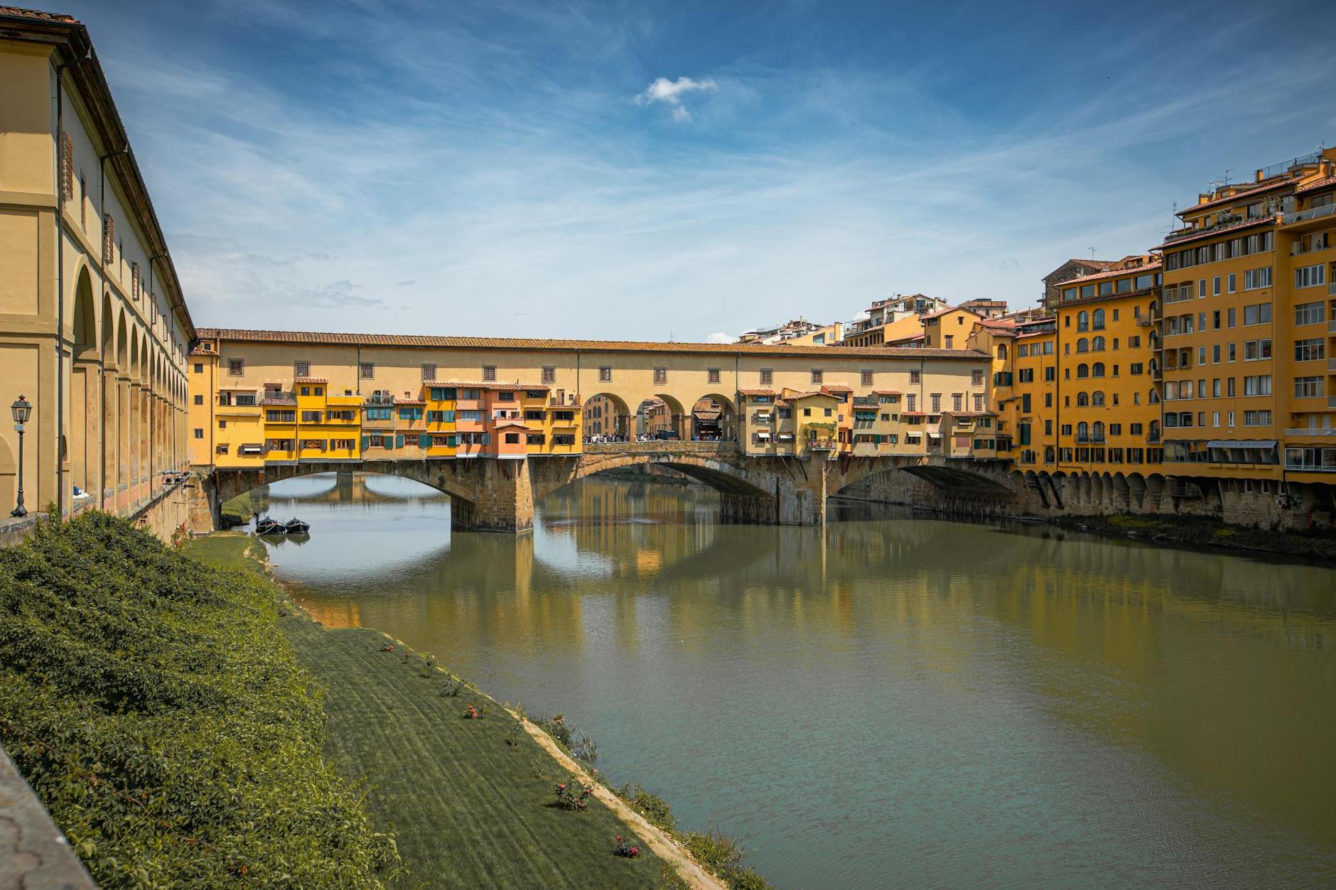 A river running through a city with buildings on both sides