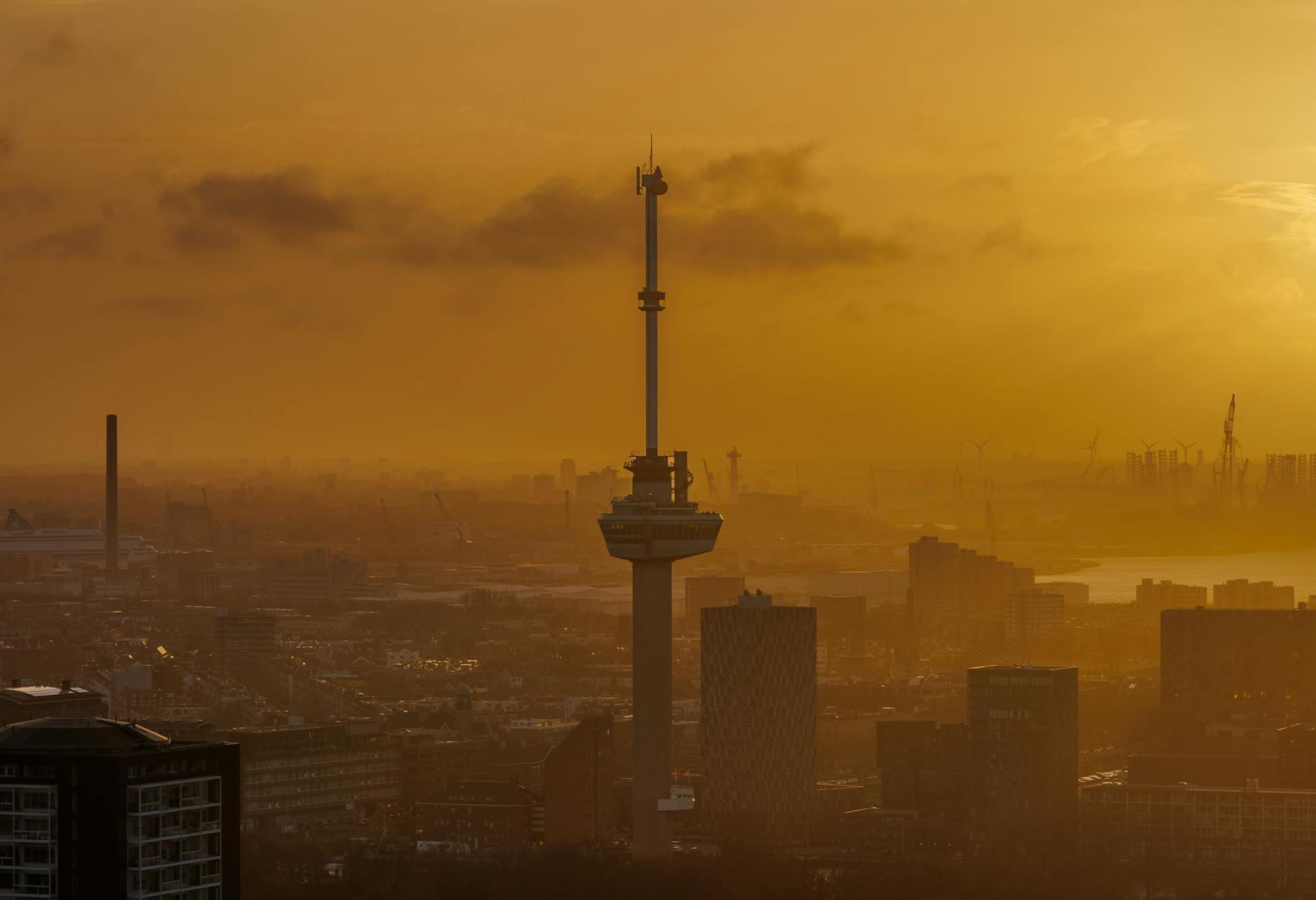 Euromast at sunset