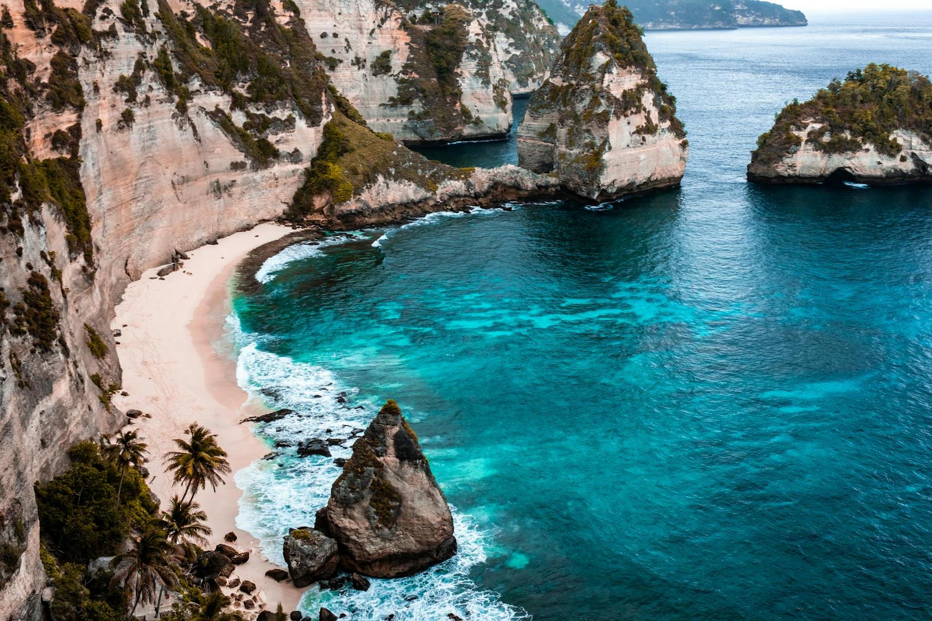 High Angle Photo of Beach