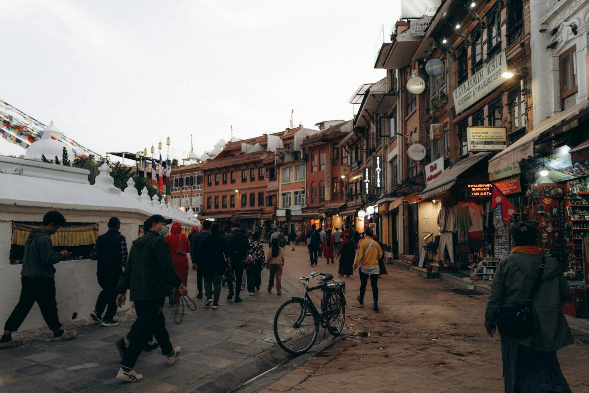 Free stock photo of busy street, kathmandu, nepal