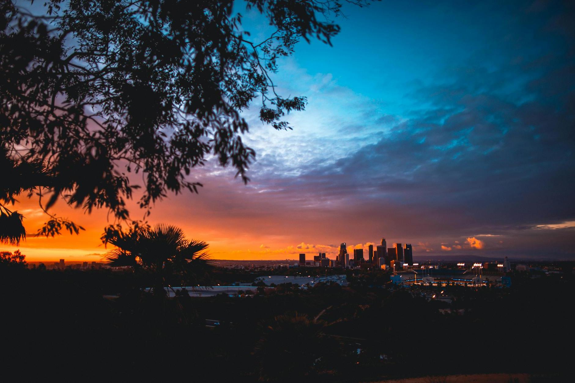 Cityscape During Golden Hour