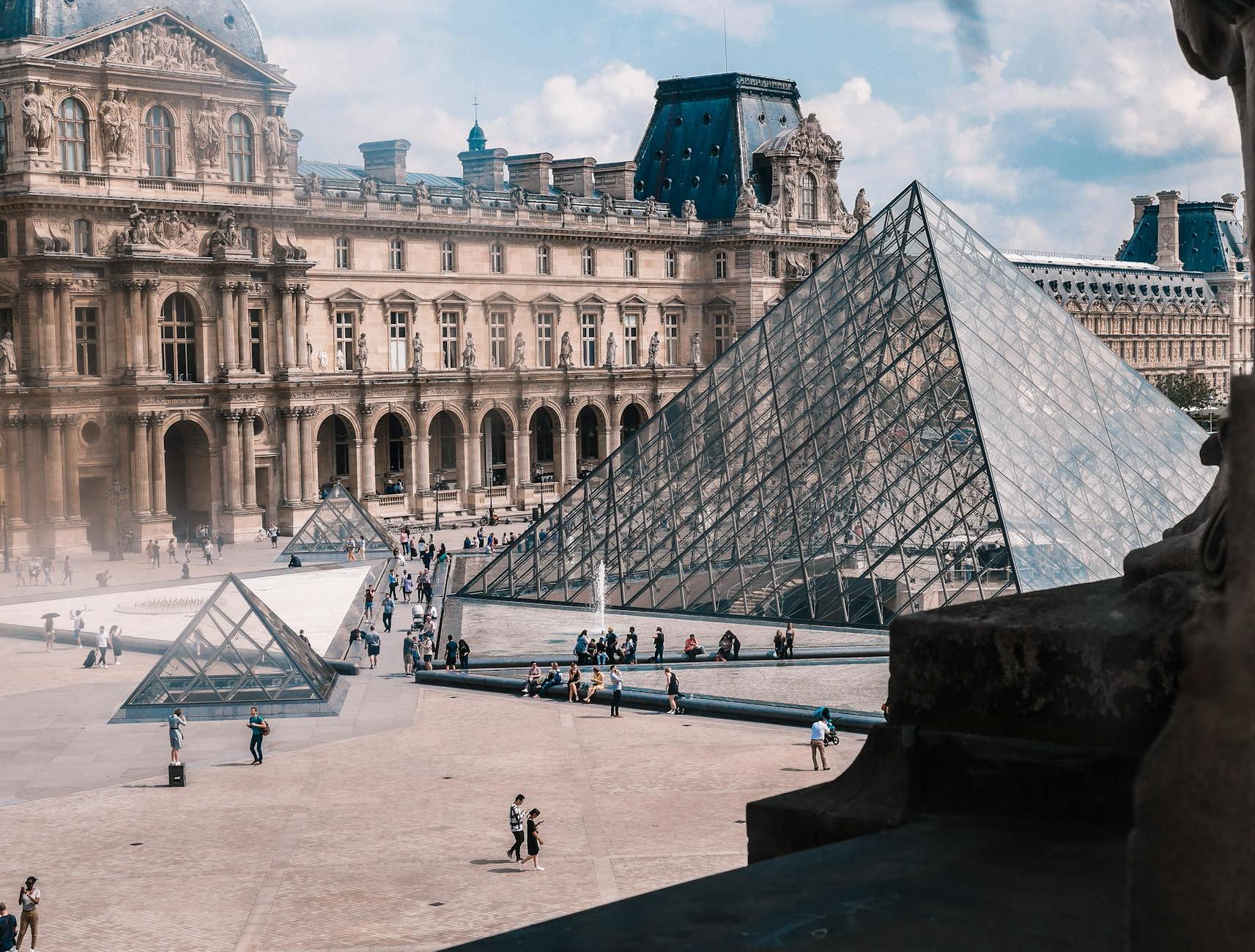 Photo of The Louvre Museum in Paris, France