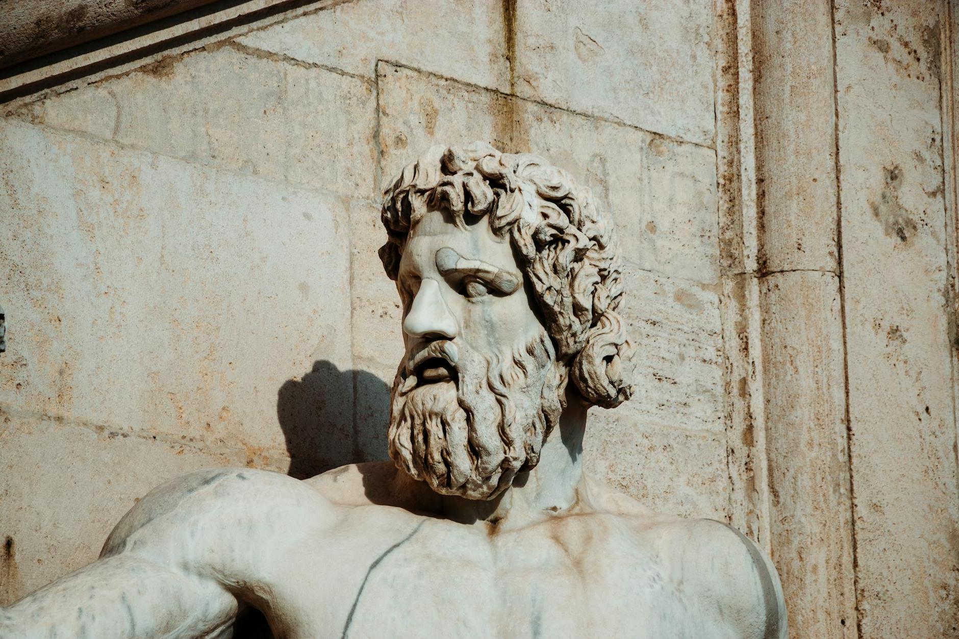 Close-Up Photo of a Statue