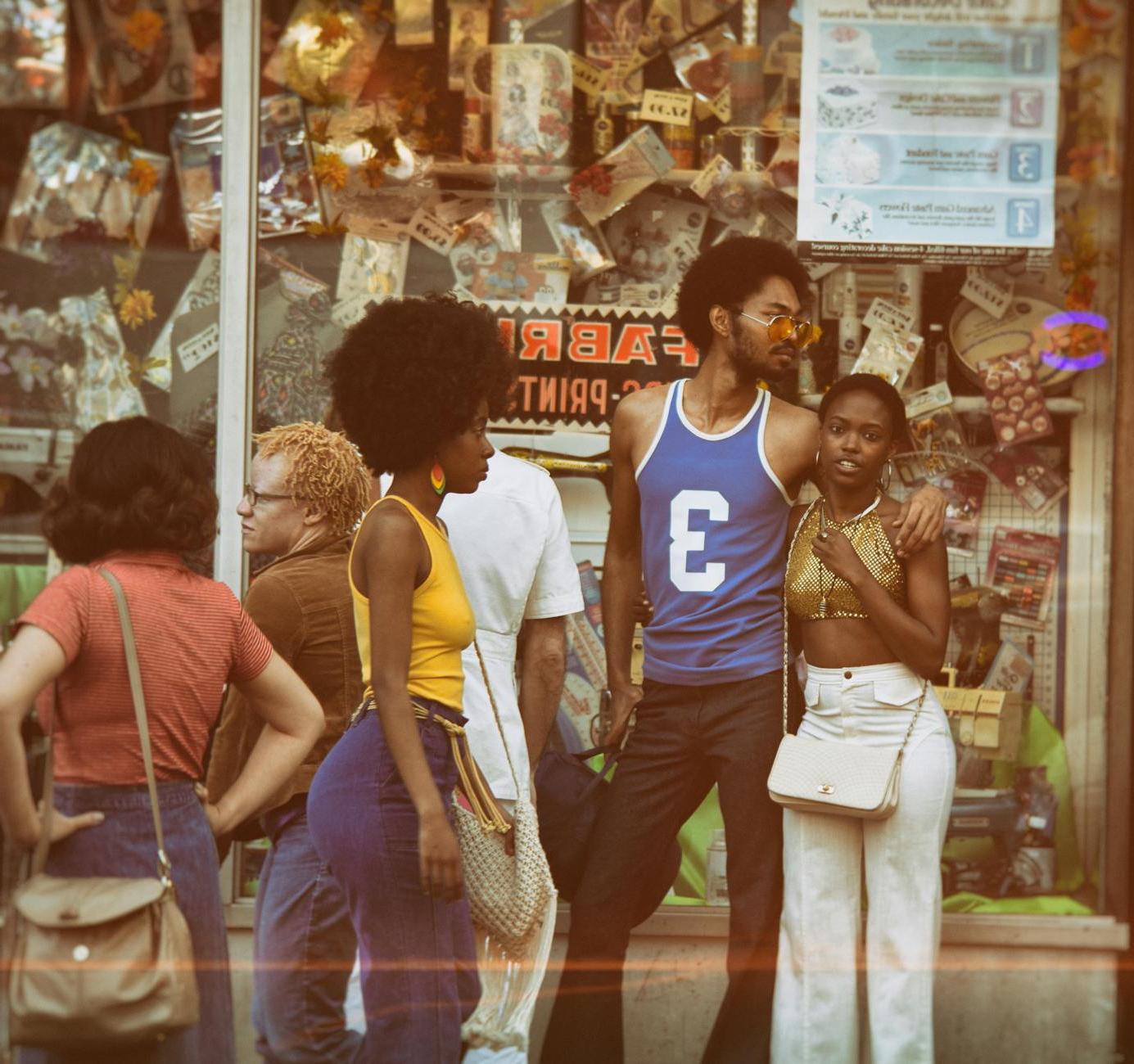 People Infront Of A Store