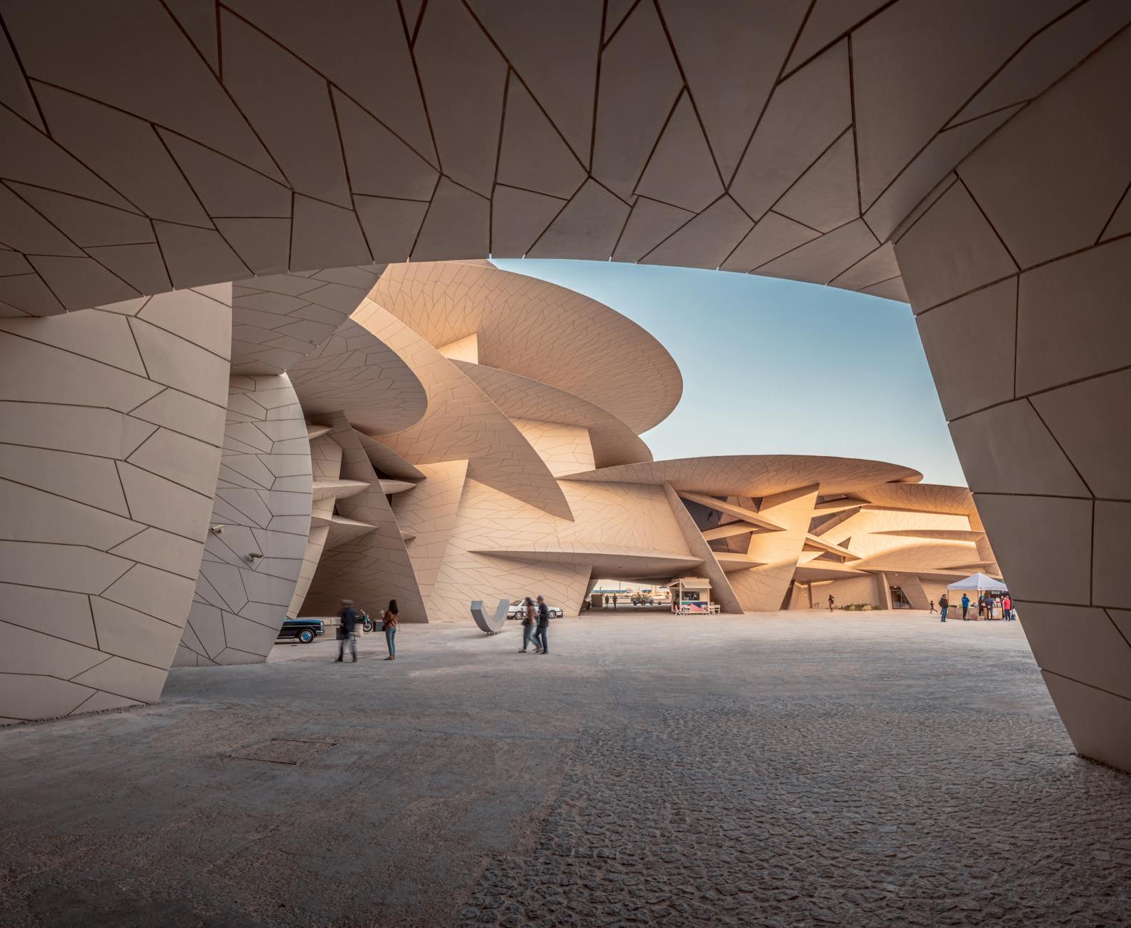 A Building of National Museum in Qatar 