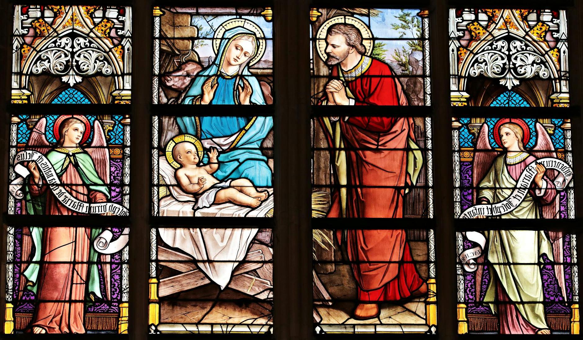 The Holy Family Stained Glass Artwork