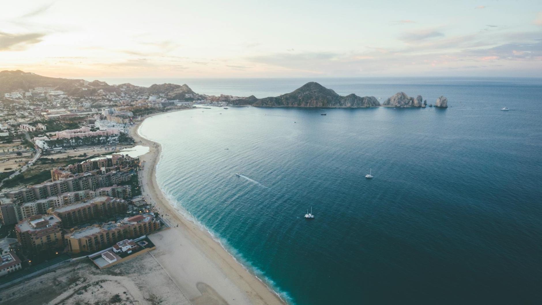 Aerial Shot Of Body Of Water