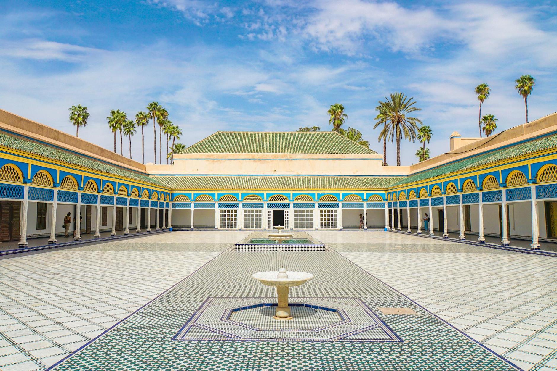 Bahia Palace in Marrakesh, Morocco 