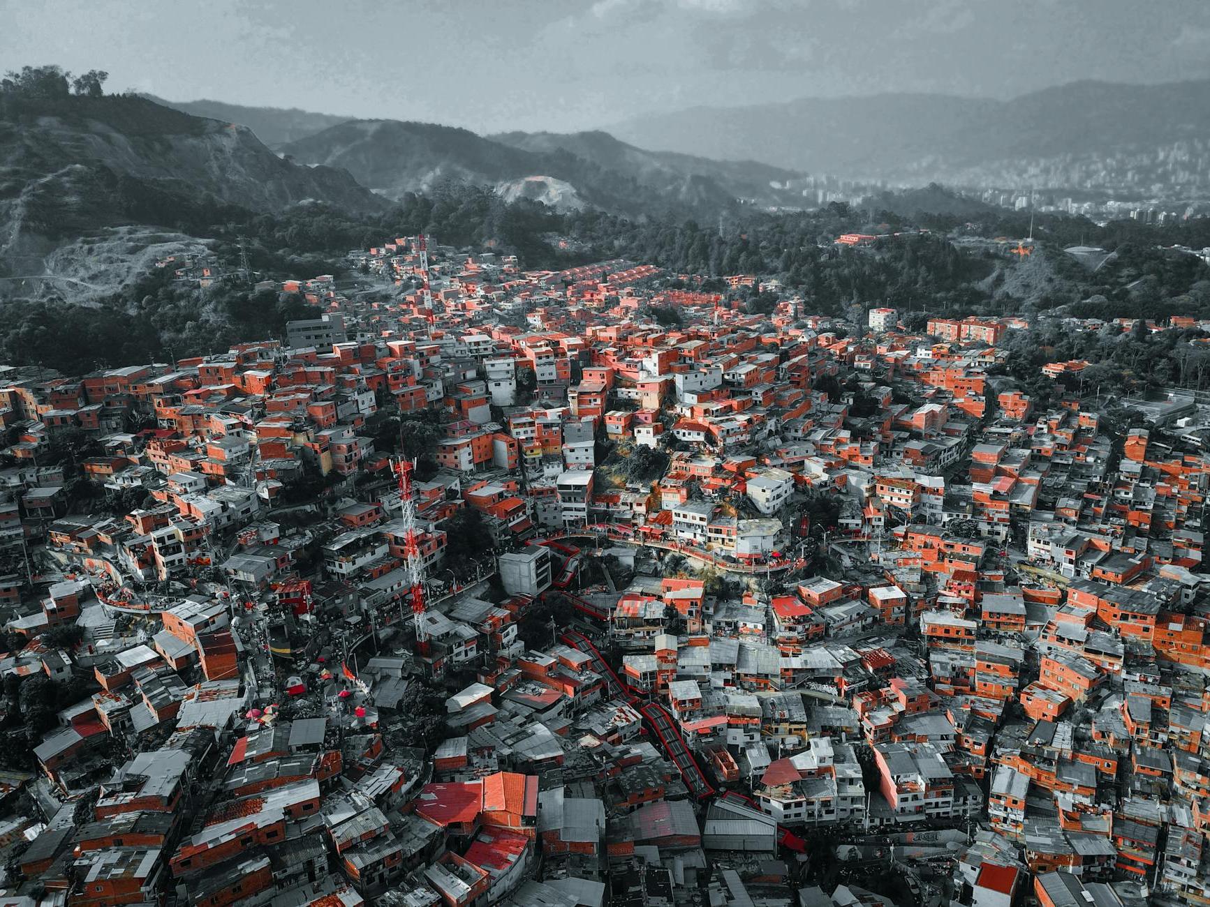 Aerial View of Medellin