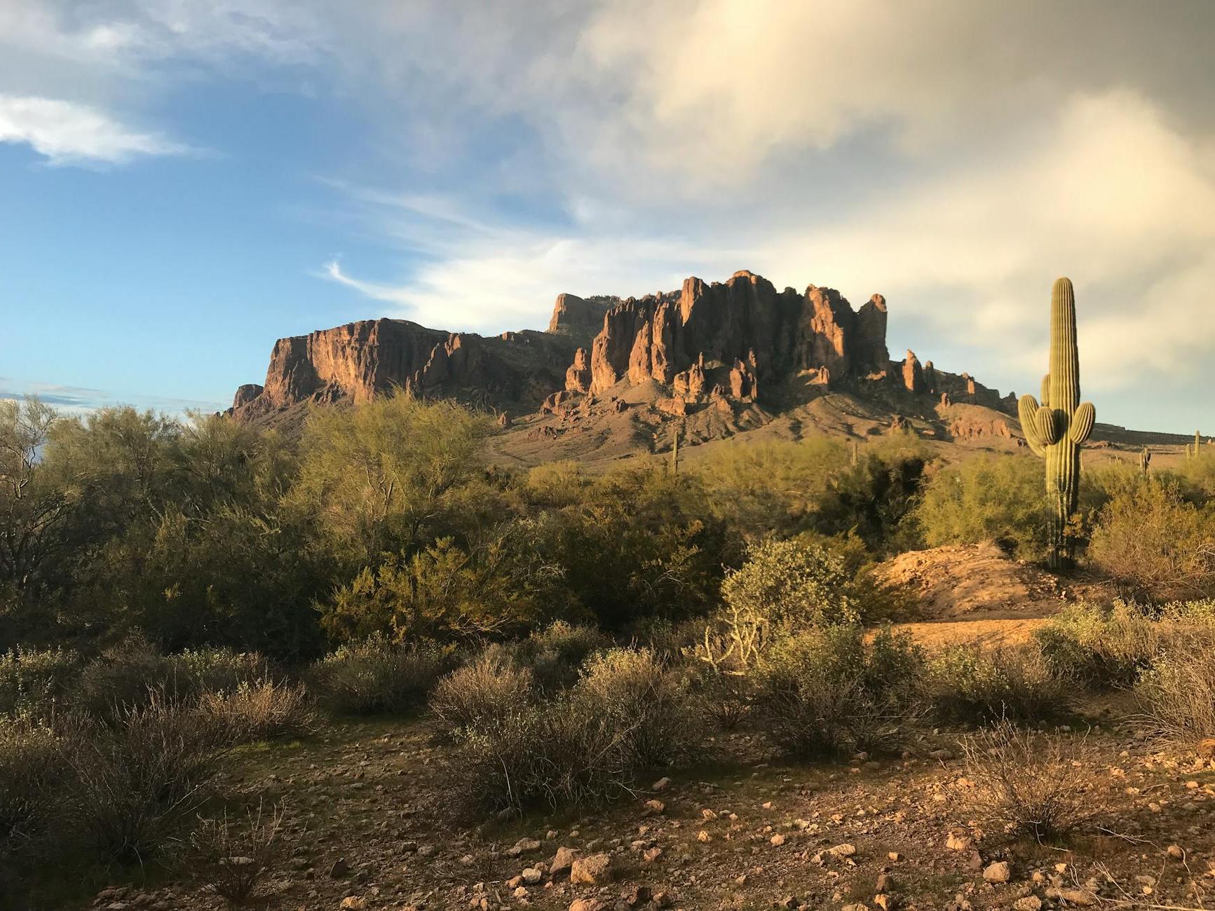 Scenic View of the the Desert