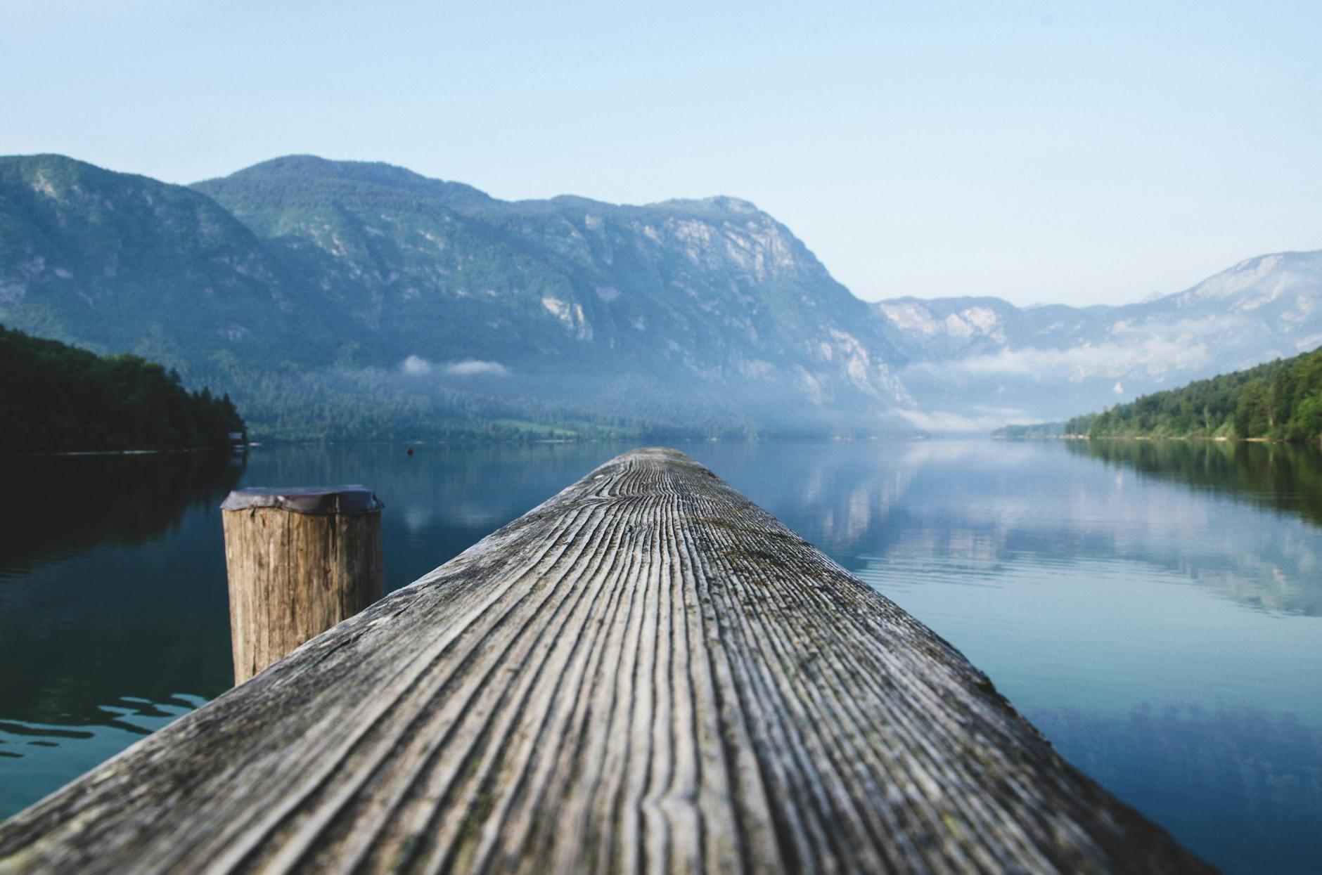 Brown Wooden Dock