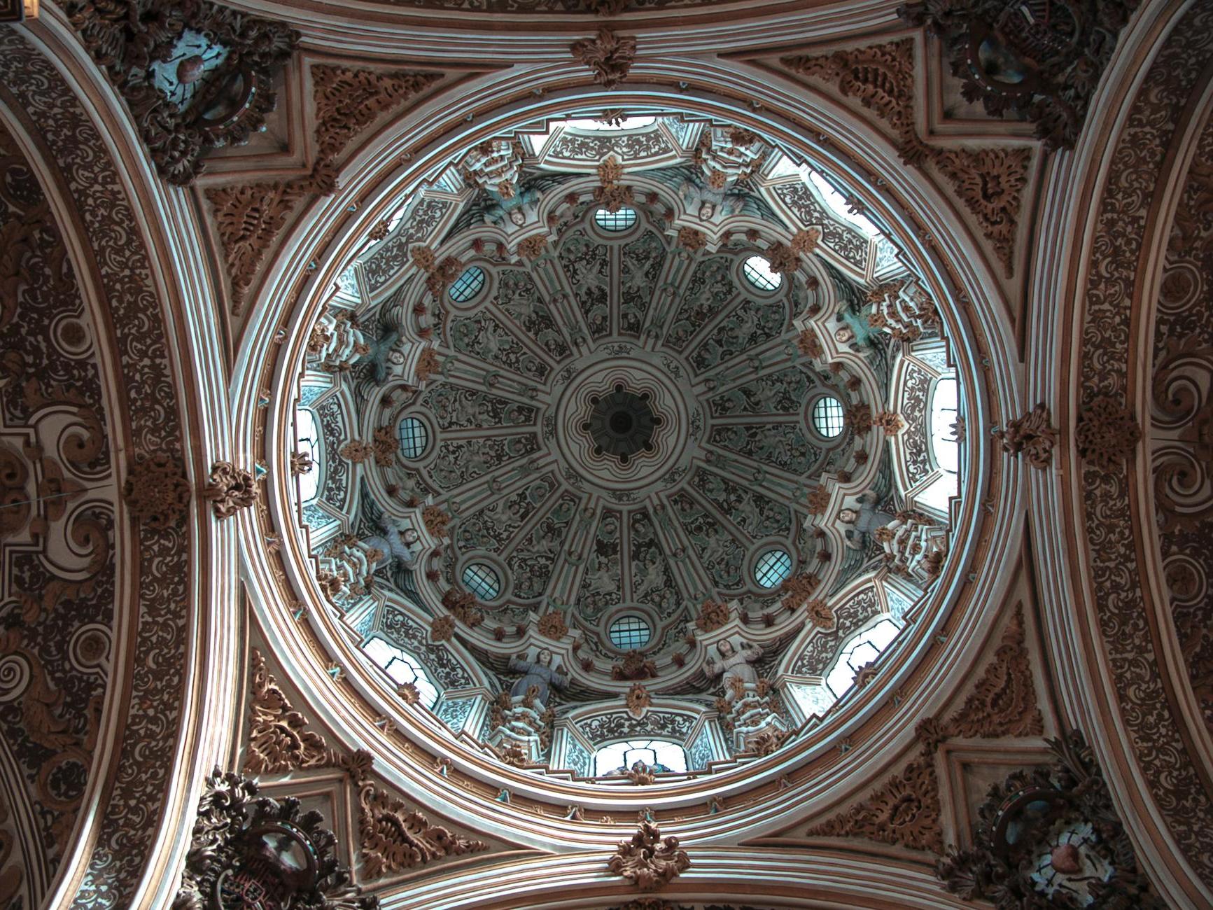 Frescoes on Ceiling of Church