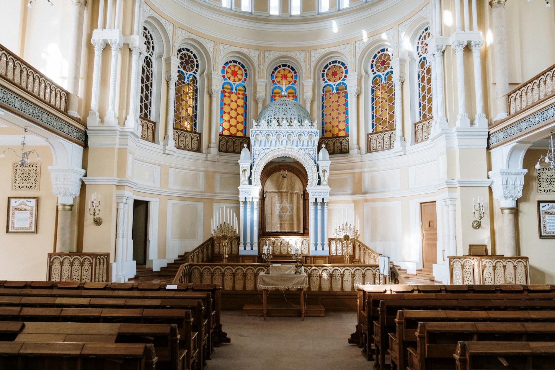 The Interior of a Synagogue